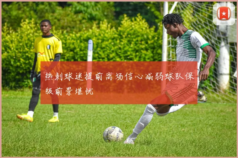 热刺球迷提前离场信心减弱球队保级前景堪忧