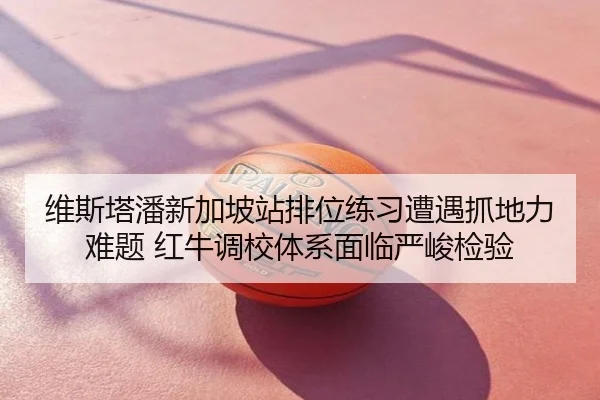 维斯塔潘新加坡站排位练习遭遇抓地力难题 红牛调校体系面临严峻检验（ManBetX）
